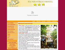 Tablet Screenshot of hanoistreethotel.com.vn